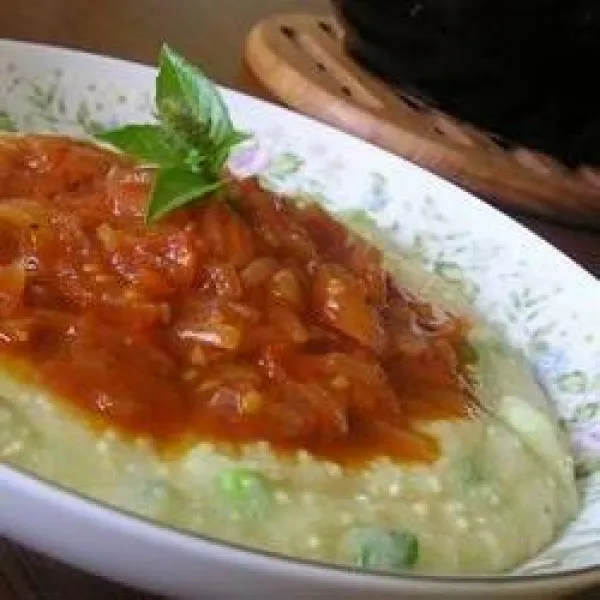 recetas Polenta Suave Con Salsa De Tomate Picante