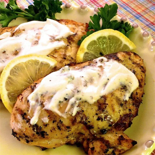 receta Poulet Grillé au Yaourt au Citron