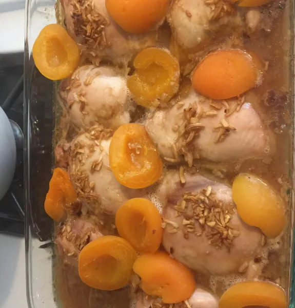 receta Pollo Al Albaricoque III