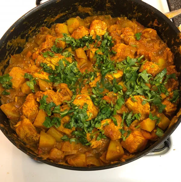receta Pollo Al Curry Bengalí Con Patatas