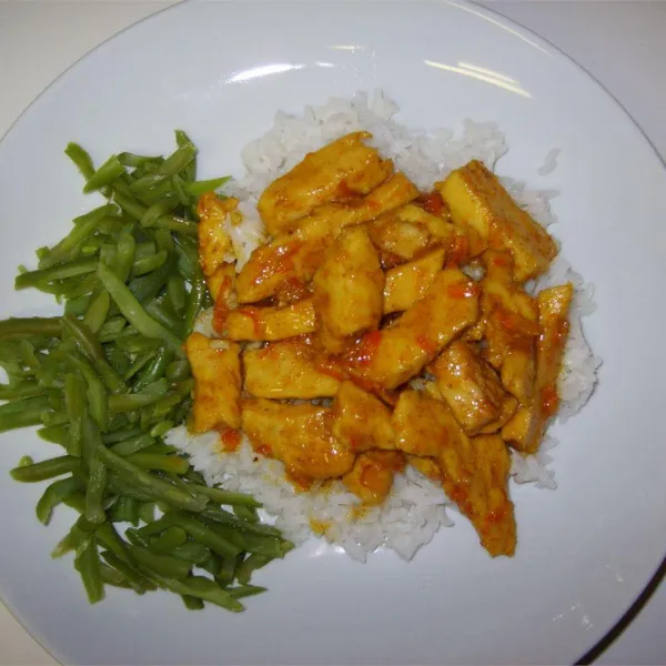 receta Pollo Al Curry Con Naranja