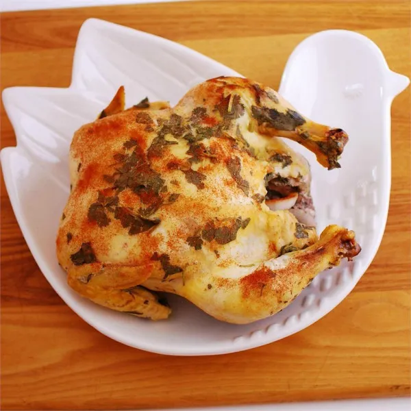 receta Poulet au four à la mijoteuse