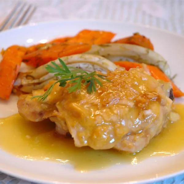 receta Orange Jus De Poulet