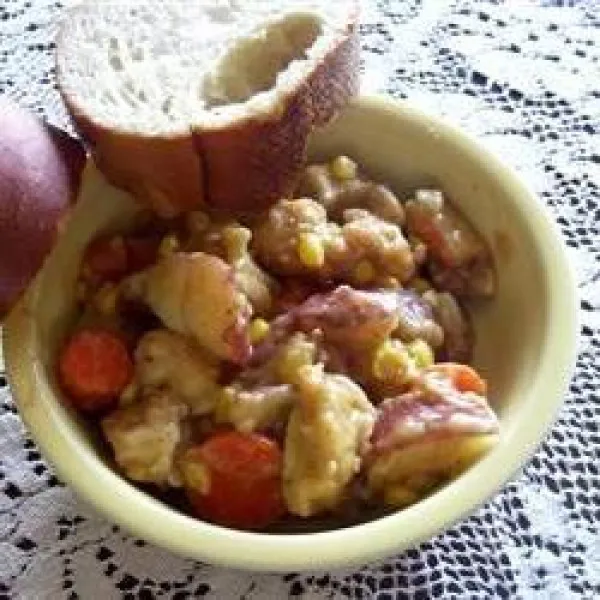 receta Poulet rôti de grand-mère