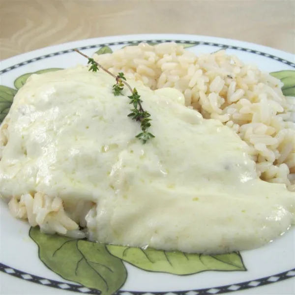 receta Poulet au Sherry Sour Crème