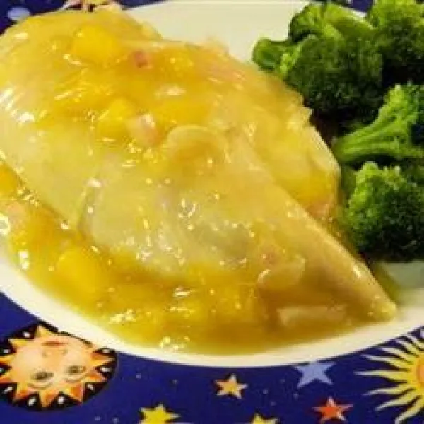 receta Poulet à la mangue