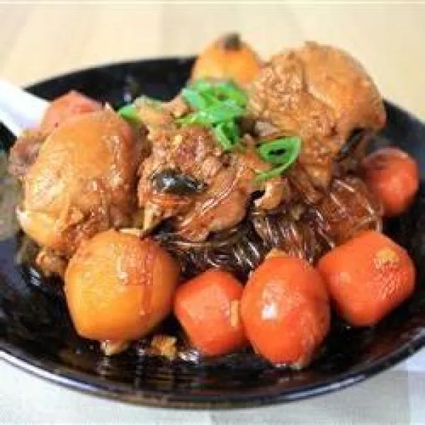 recetas Pollo Estofado Coreano (Jjimdak)