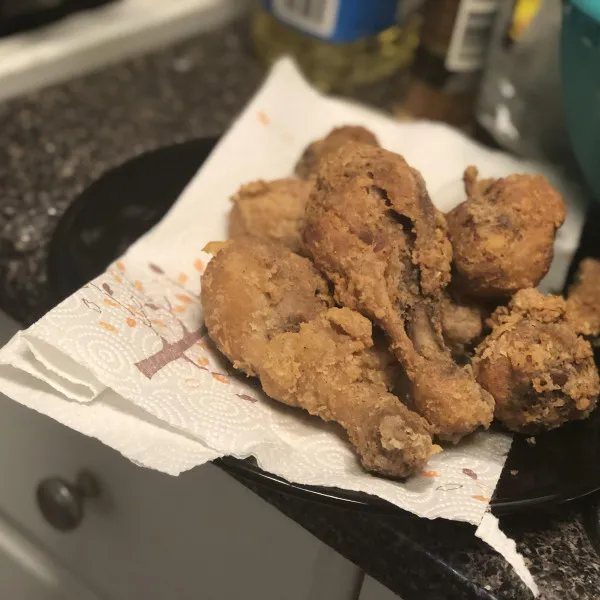 recepta Staromodny smażony kurczak mamy
