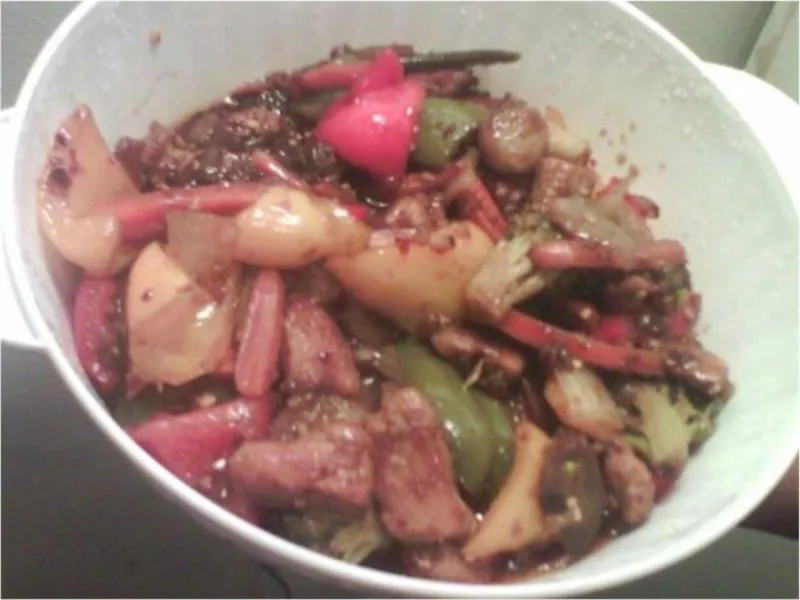 receta Hunan Chicken & Vegetables