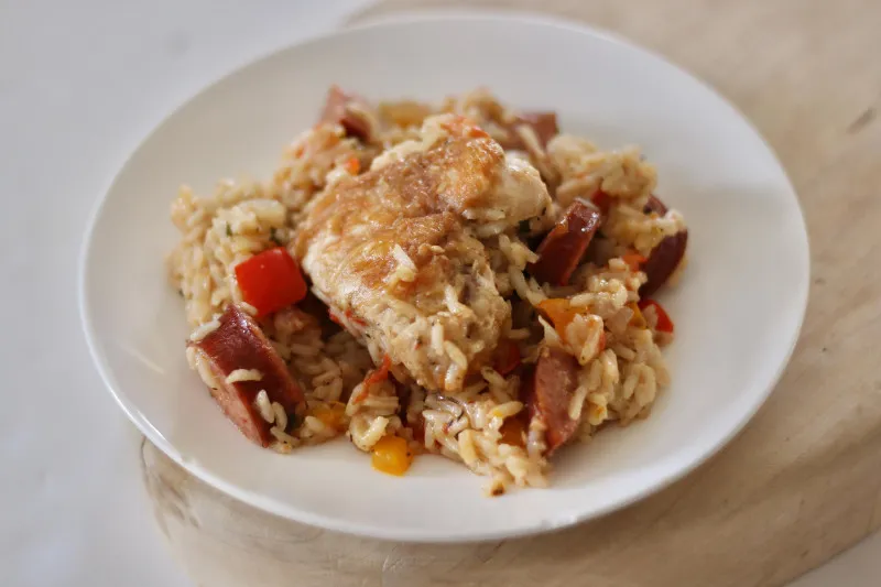 receta Poulet jazzy de la Nouvelle-Orléans