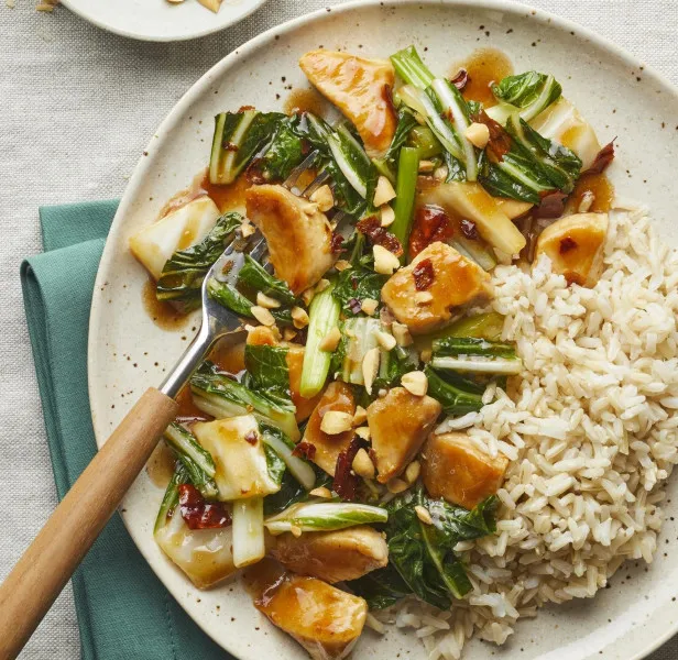 receta Poulet Kung Pao plus sain