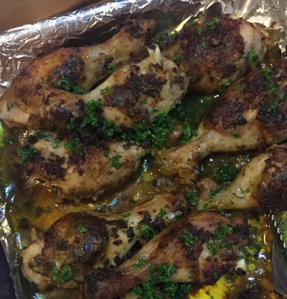 receta Pollo Sazonado Con Mantequilla De Perejil