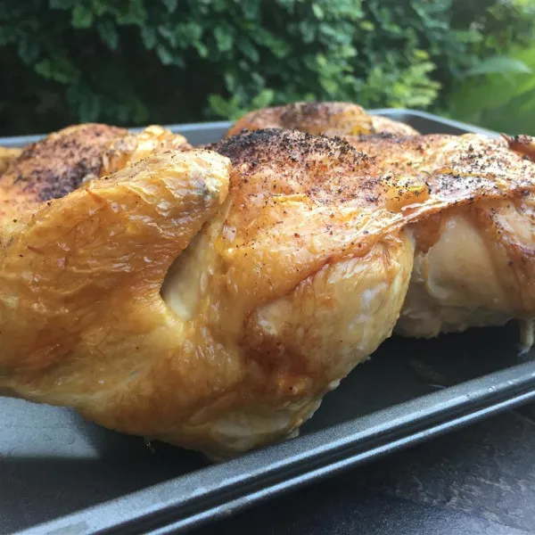 receta Poulet Spatchcock