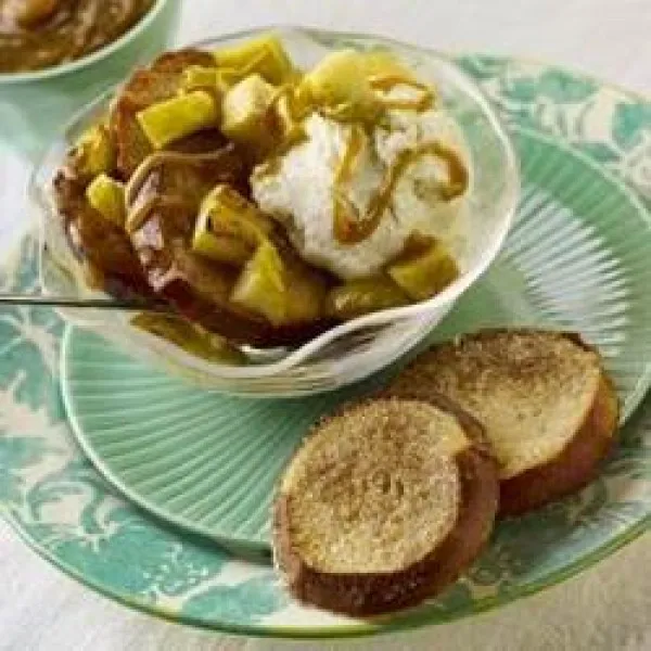 recetas Postre Crujiente De Manzana Pretzel
