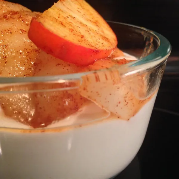 receta Dessert aux pommes et poires