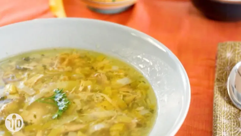 receta Prepara Una Sopa De Puerros