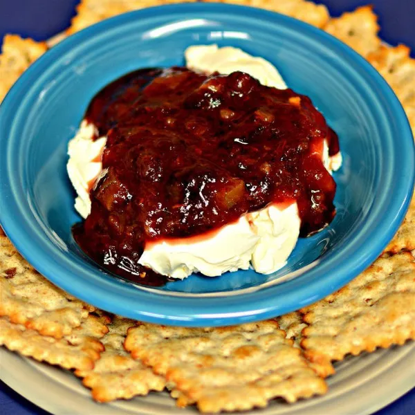 receta Tartinade aux framboises Chaude