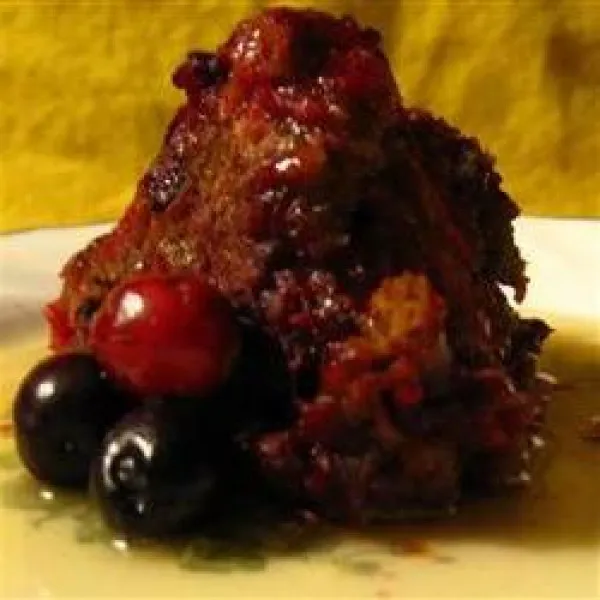 receta Pudding aux myrtilles