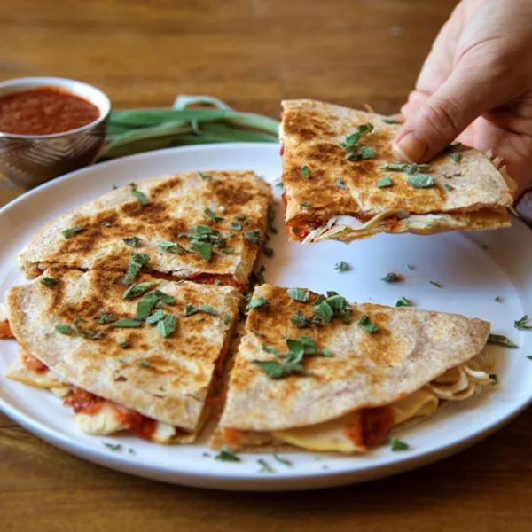 recetas Quesadilla De Pavo Orgánica Tres Quesos