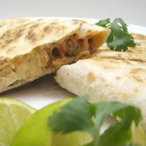 receta Quesadillas De Pollo A La Parrilla