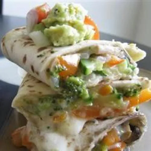 receta Quesadillas aux légumes