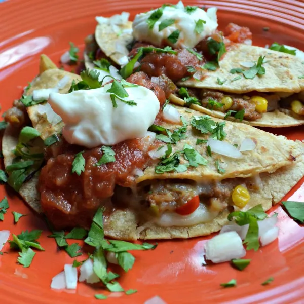 receta Quesadillas frites du marché de rue