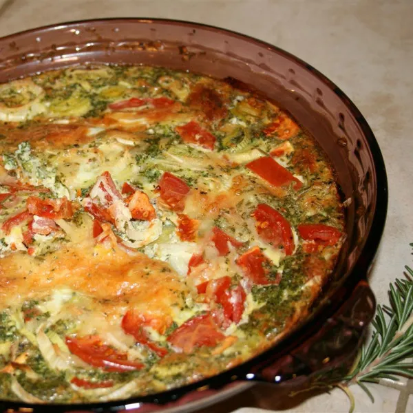 recetas Quiche Con Col Rizada, Tomate Y Puerro