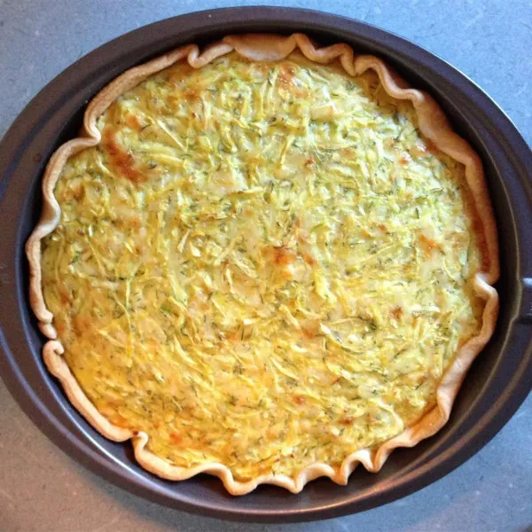 receta Quiche aux courgettes la plus facile