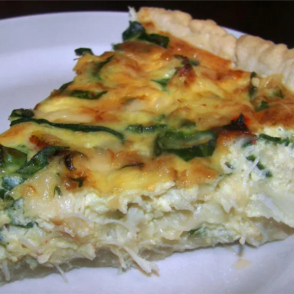 receta Quiche au crabe et à la suisse