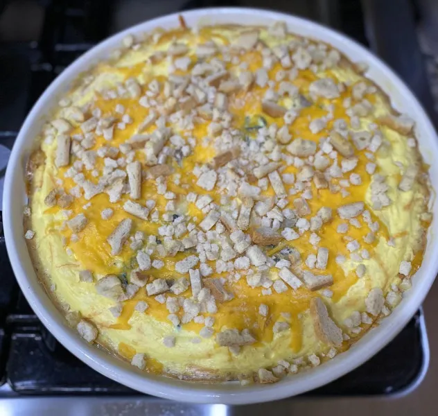 receta Quiche aux épinards et au cottage cheese