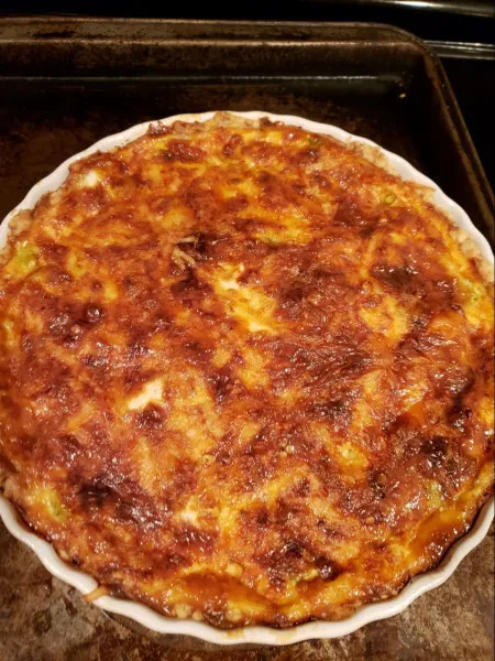 receta Quiche au bacon et aux poireaux