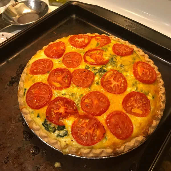 receta Quiche aux légumes spéciale de Clinton