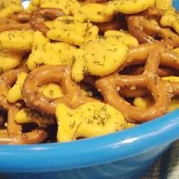 recetas Ranch Pretzels Y Goldfish