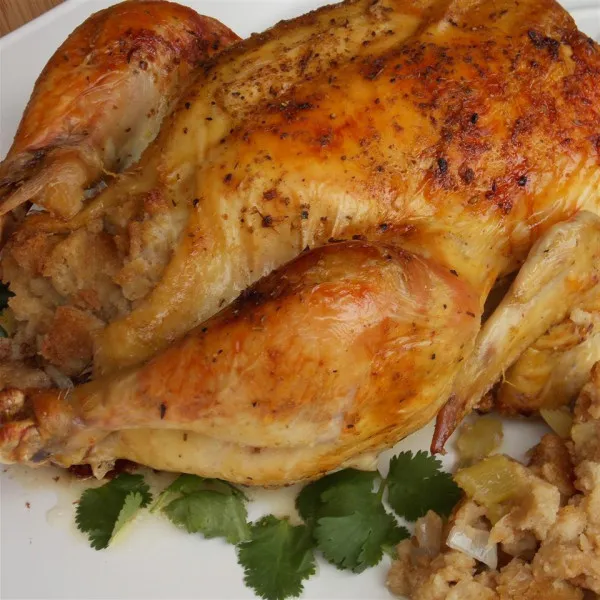 receta Farce au poulet salé et aux herbes de céleri