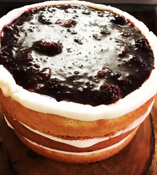 receta Relleno De Pastel De Moras