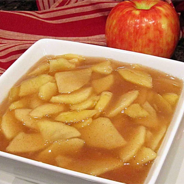 receta Garniture pour tarte aux pommes