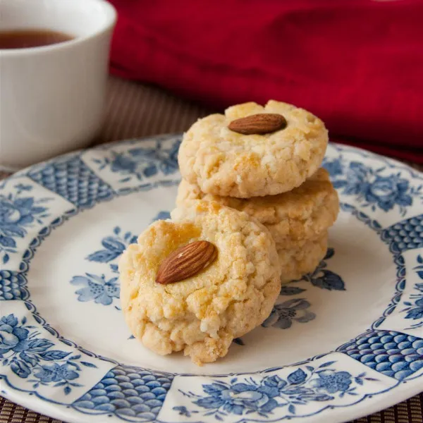 receta Biscuits aux amandes du restaurant chinois