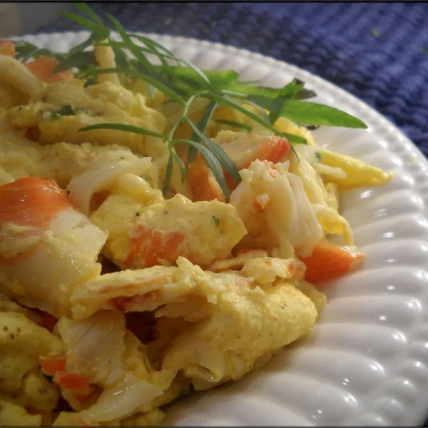 receta Scramble au homard