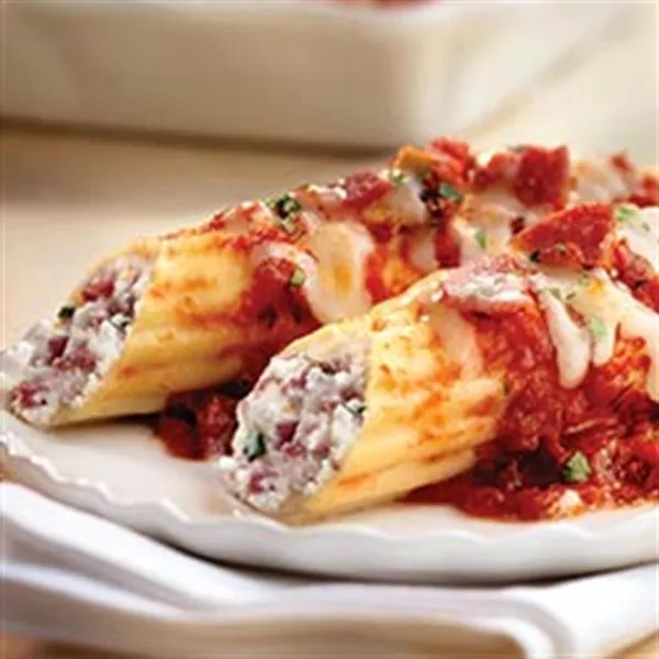 receta Ricotta Y Margherita® Salami Manicotti