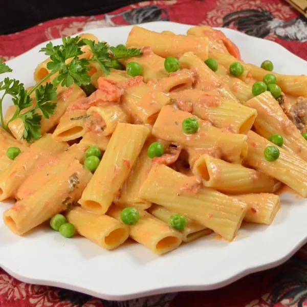 receta Rigatoni à la vodka