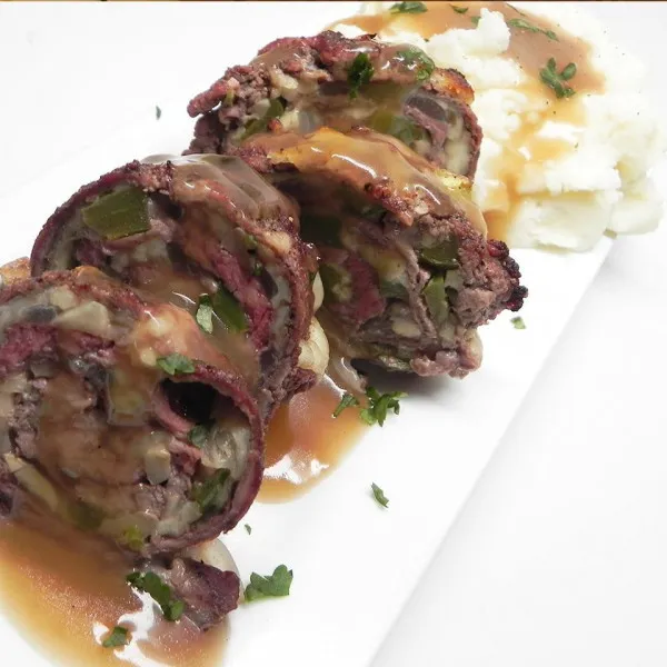 receta Rouleaux de steak au fromage