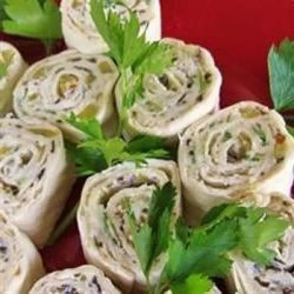 receta Rouleaux mexicains au fromage à la crème