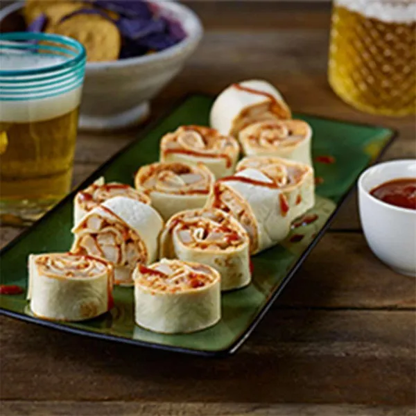 receta Rollitos De Tortilla De Cerdo A La Barbacoa