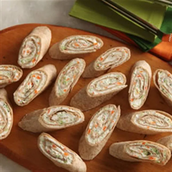 receta PHILLY Tortilla Rolls