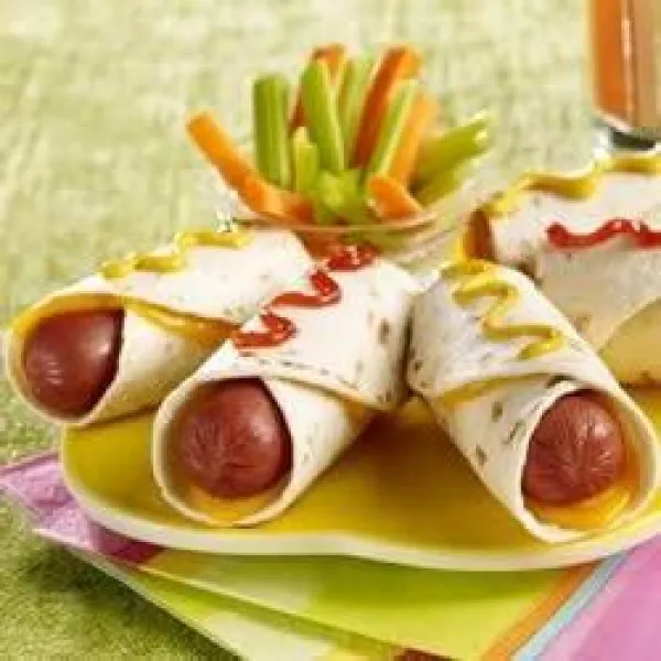 receta Rollo De Perrito Caliente