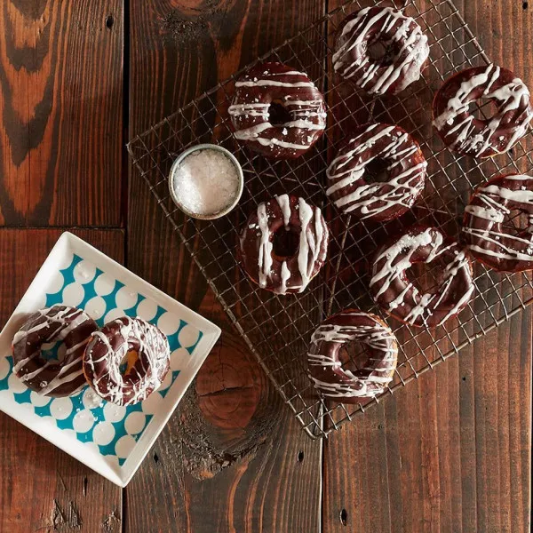 receta Rosquillas De Mochi Glaseadas Con Chocolate