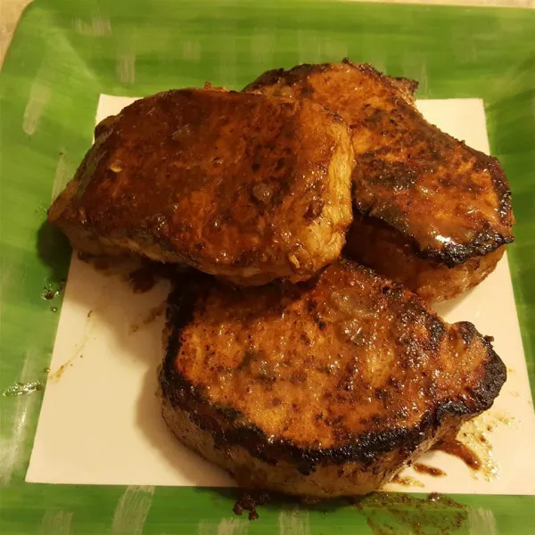 receta Sabrosas Chuletas De Naranja