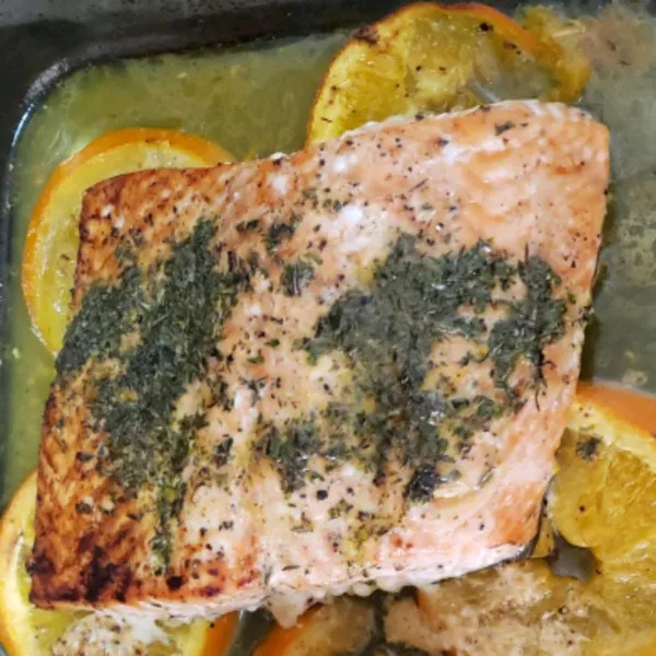 receta Saumon Aux Agrumes Aux Herbes