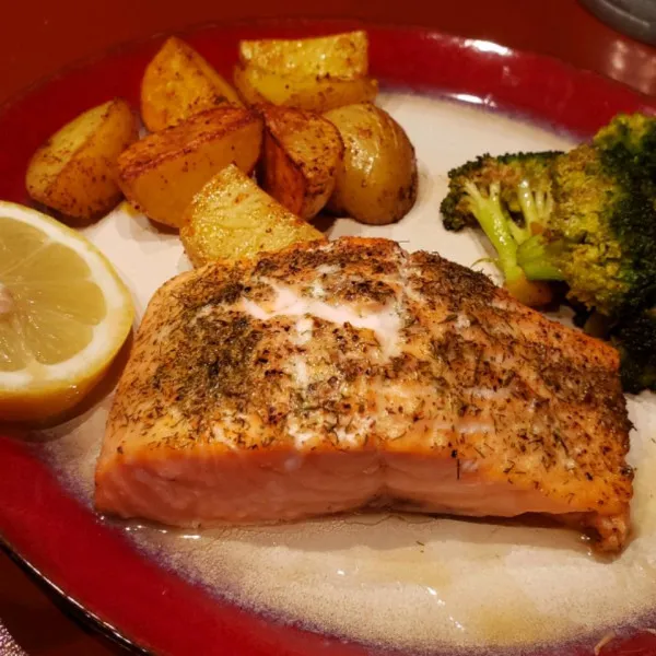 receta Salmón Con Eneldo