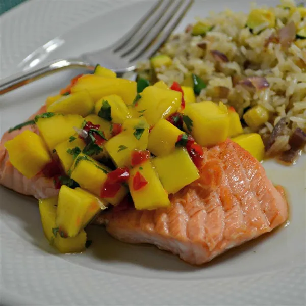 przepisy Chef John's Mango Bango Salmon